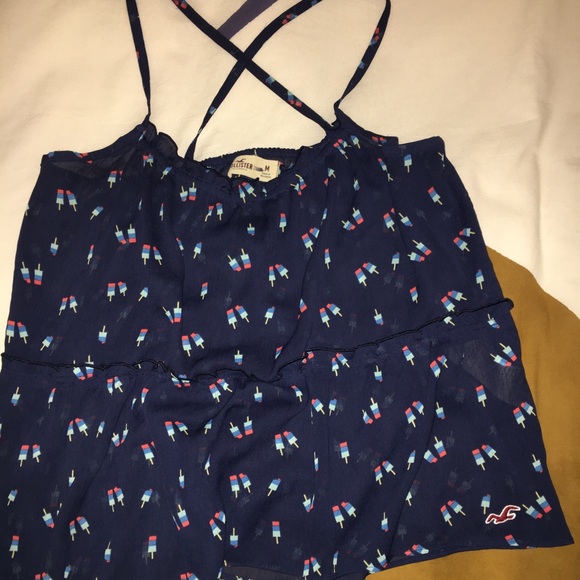 Hollister Tops - Hollister ice cream bar print top